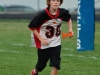 Our ball boy always gets there early.
