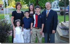 Brauns Family at Kirstens Wedding