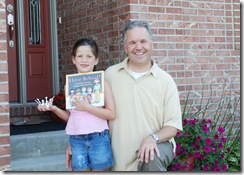 Mary Beth after the first grade meeting