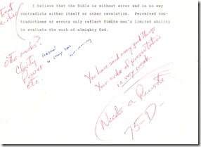 My first seminary grade
