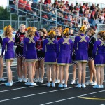 Cheerleaders from Mendota greet the sophomore cheerleaders.
